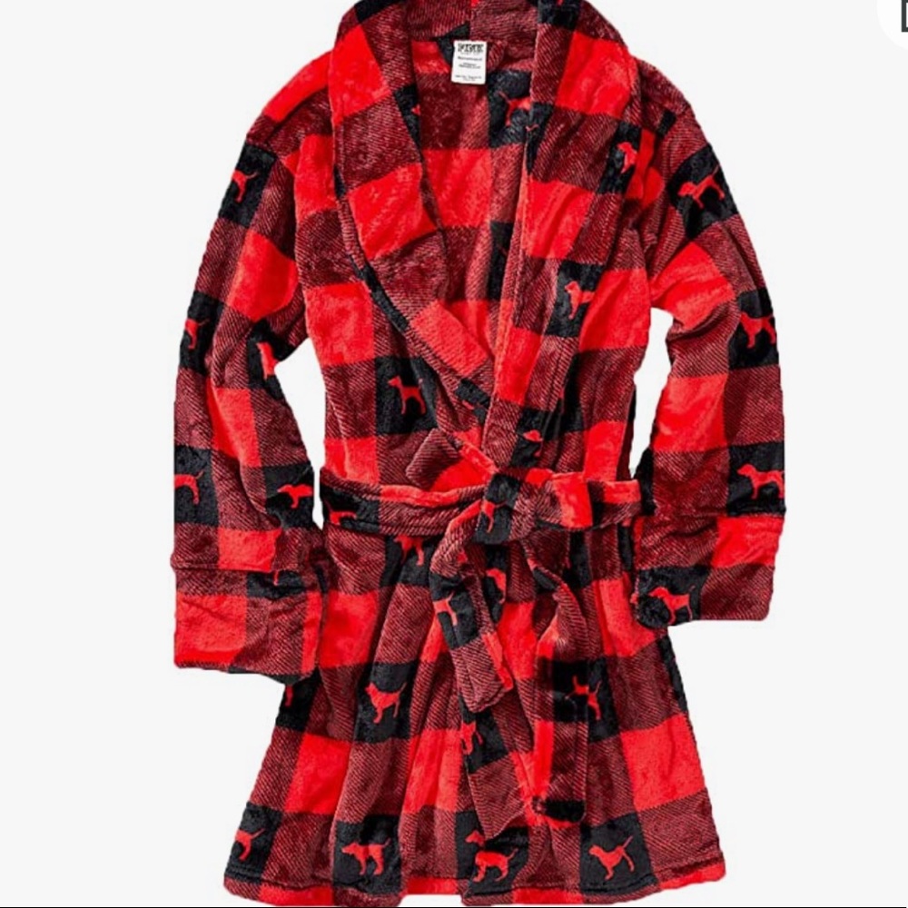 Victoria’s Secret Plaid Dog Robe